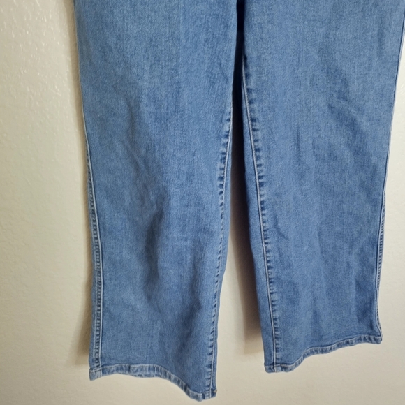 Levi's Mile High Cropped Wide Leg Jeans Sz 25 - Picture 3 of 10